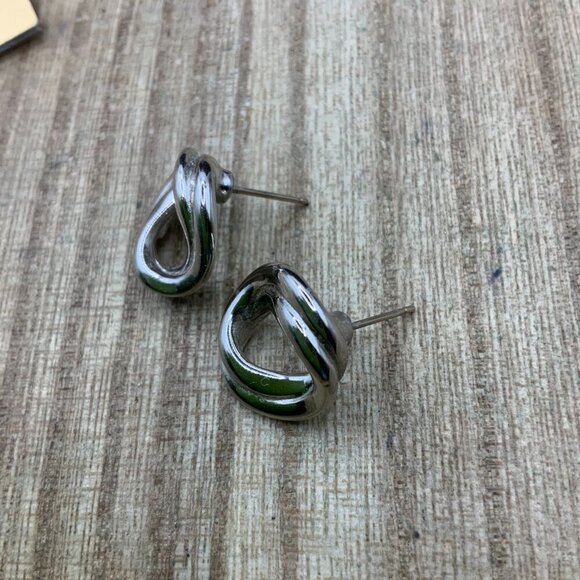 Monet Gold Silver Tone Dangling Circle BUNDLE Earrings - Picture 4 of 6